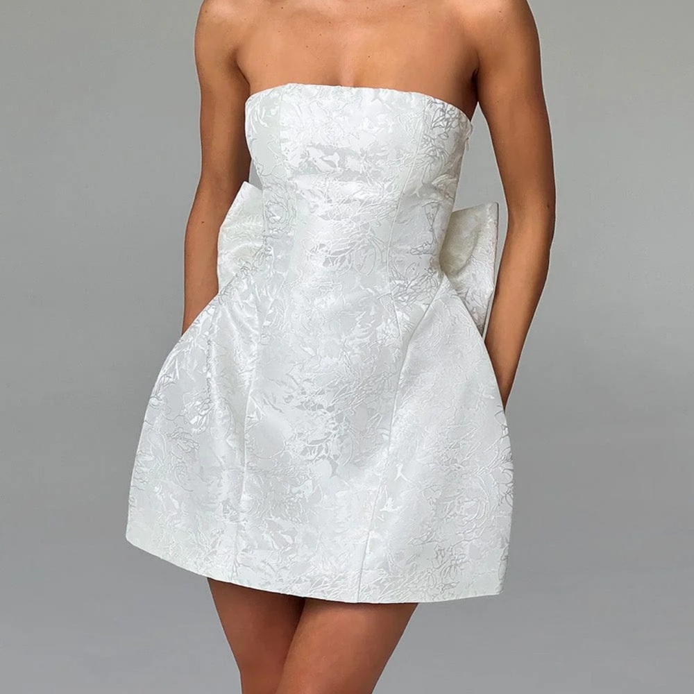 BABYBOO ELENORA MINI DRESS - IVORY